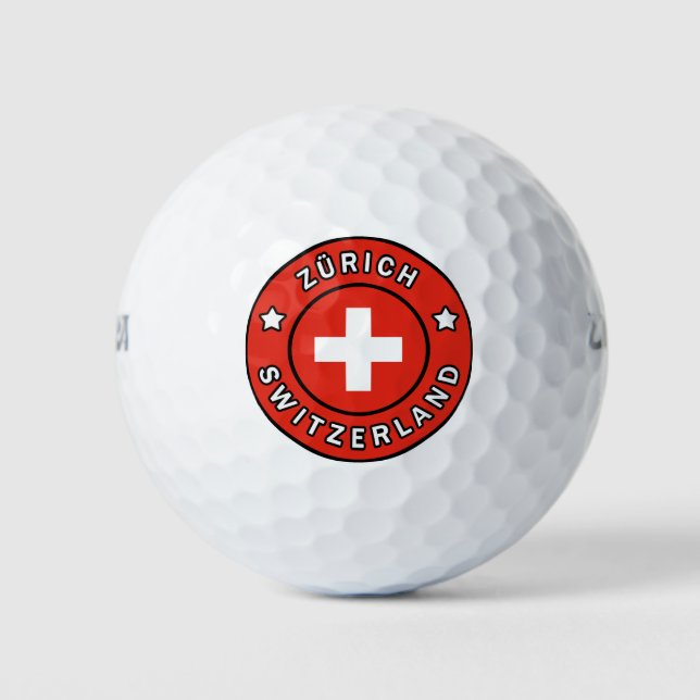 Pelotas De Golf Suiza Zürich (Anverso)