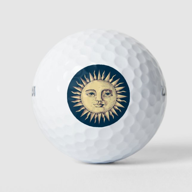 Pelotas De Golf Sun Golf Ball (Anverso)