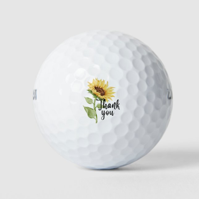 Pelotas De Golf Sunflower (Anverso)