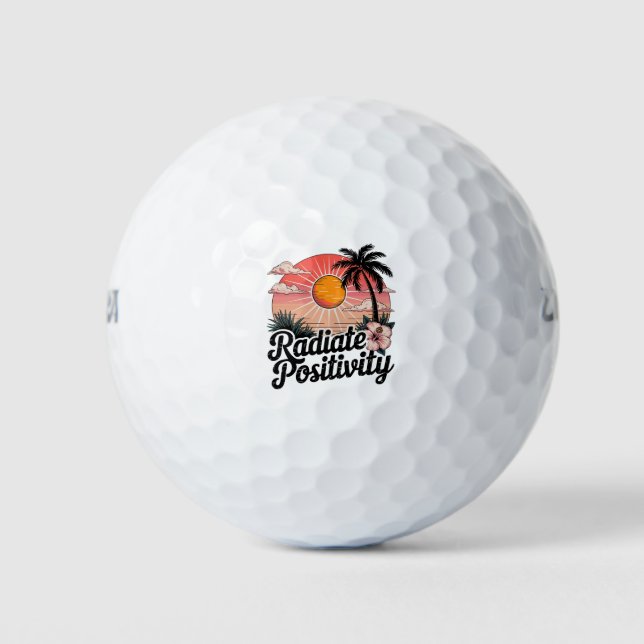 Pelotas De Golf Sunny Positive (Anverso)