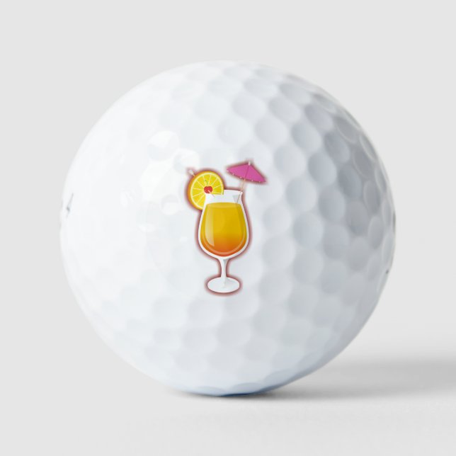 Pelotas De Golf Sunrise Tequila (Anverso)