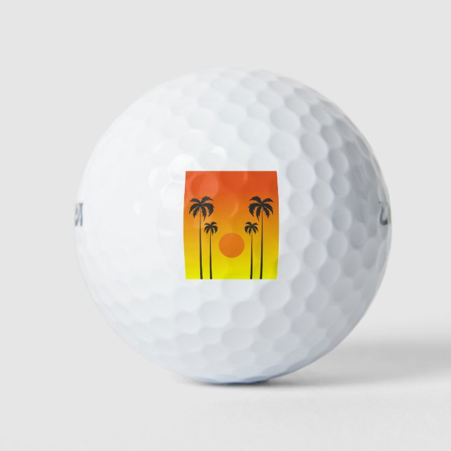 Pelotas De Golf Sunset (Anverso)