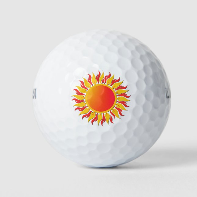 Pelotas De Golf Sunshine (Anverso)