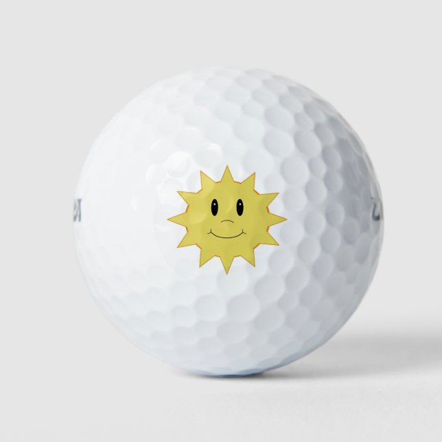 Pelotas De Golf Sunshine Golf Balls (Anverso)