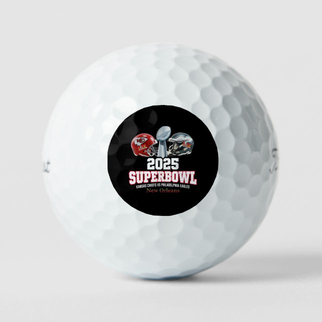 Pelotas De Golf Súper Bowl de 2025 (Anverso)