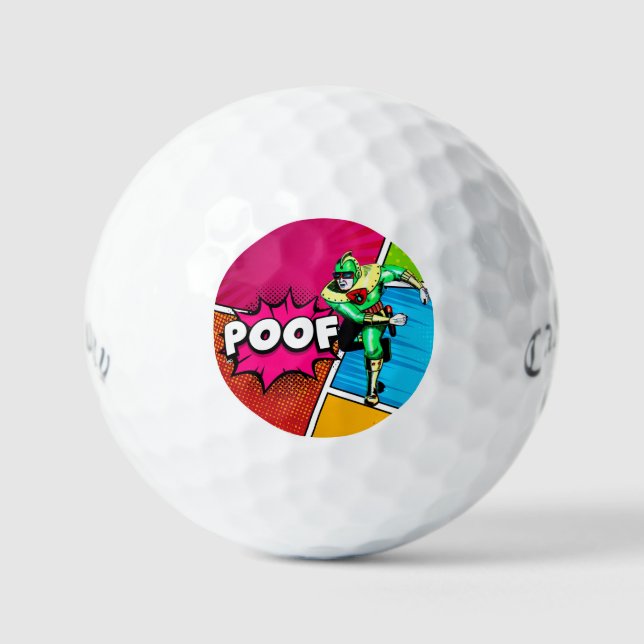 Pelotas De Golf Superhéroe Callaway Supersoft Golf Balls (Anverso)