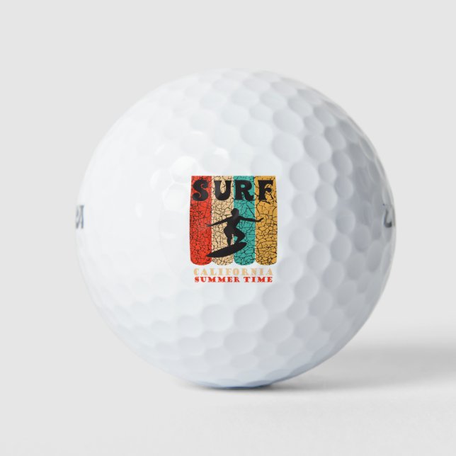 Pelotas De Golf Surf California (Anverso)