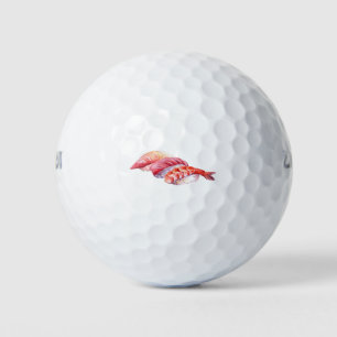 Pelotas De Golf Sushi y nigiri de comida japonesa
