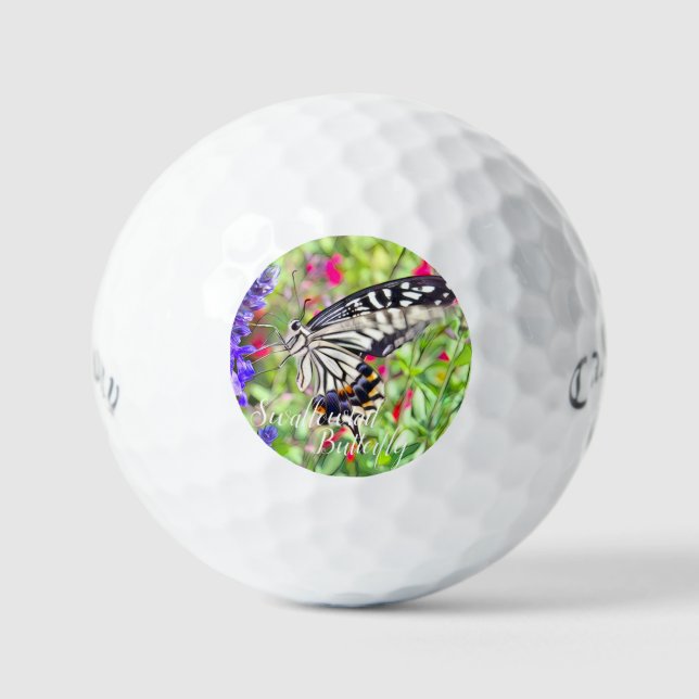 Pelotas De Golf Swallowtail Butterfly (Anverso)