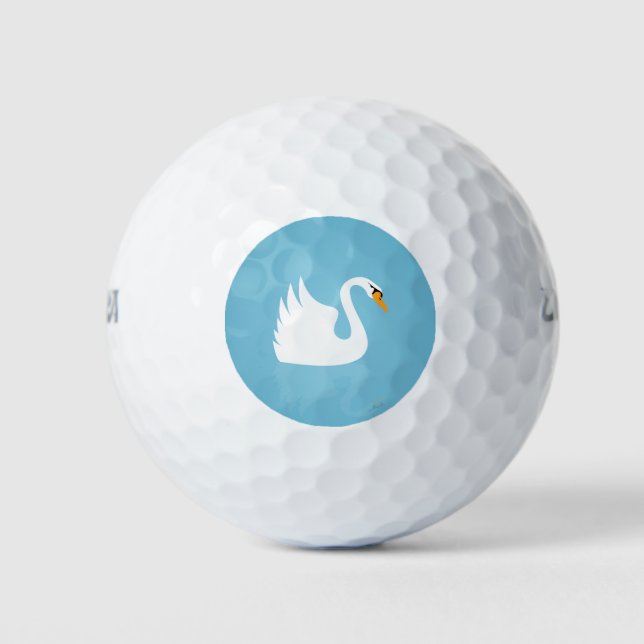 Pelotas De Golf Swan (Anverso)
