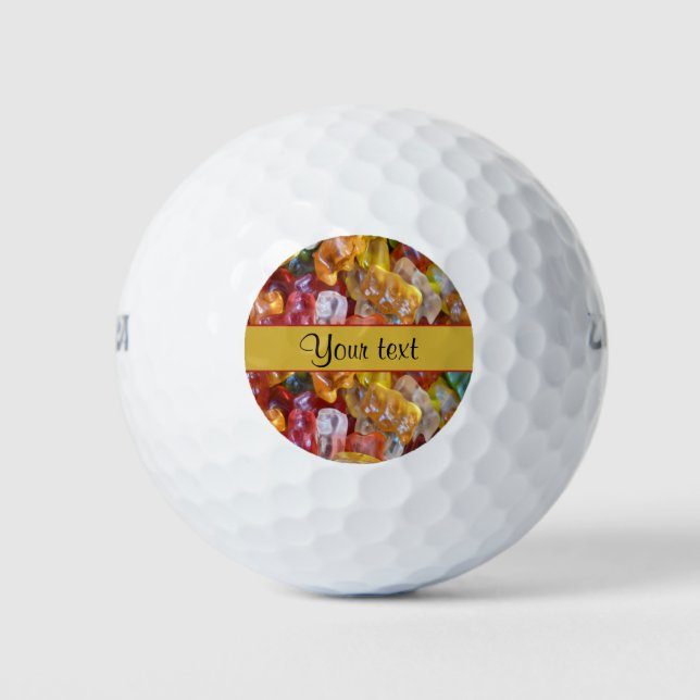 Pelotas De Golf Sweet Gummi Bears (Anverso)