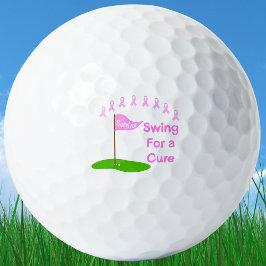 Pelotas De Golf Swing for a Cure Breth Brem Awareness