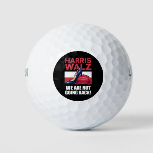 Pelotas De Golf Tacones de Kamala Harris pisando sombrero rojo MAG