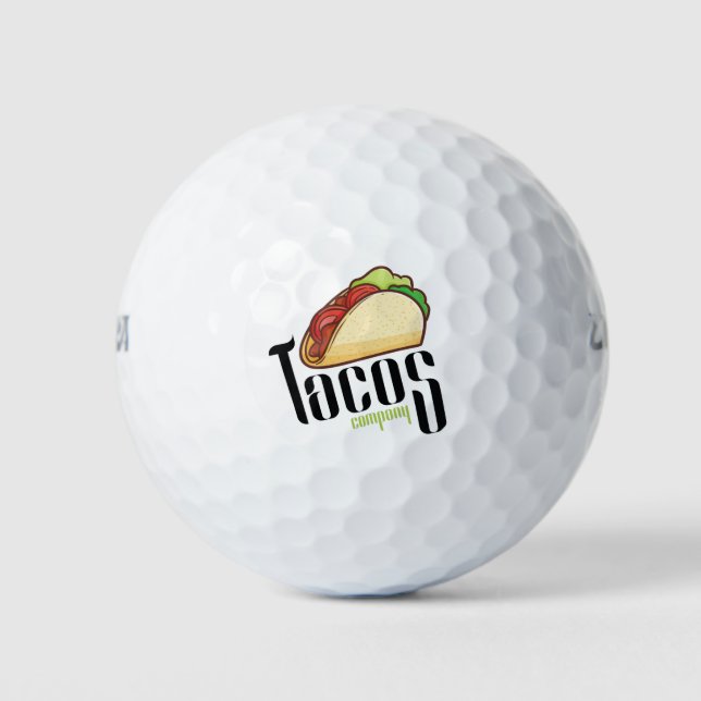 Pelotas De Golf Tacos (Anverso)
