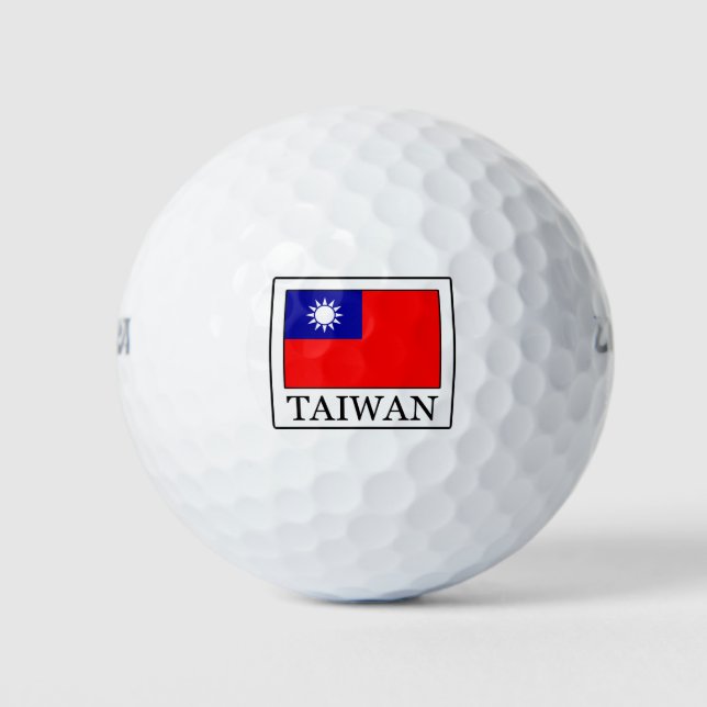 Pelotas De Golf Taiwán (Anverso)
