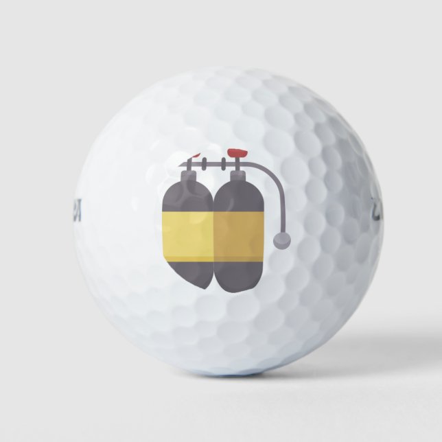 Pelotas De Golf Tanque de oxígeno - tanque de scuba (Anverso)