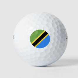 Pelotas De Golf Tanzania Flag