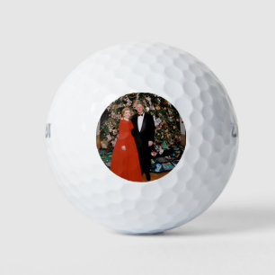 Pelotas De Golf Tarjeta de Navidad del presidente estadounidense B