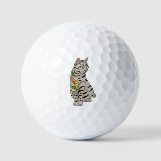 Pelotas De Golf Tattookatze  (Anverso)
