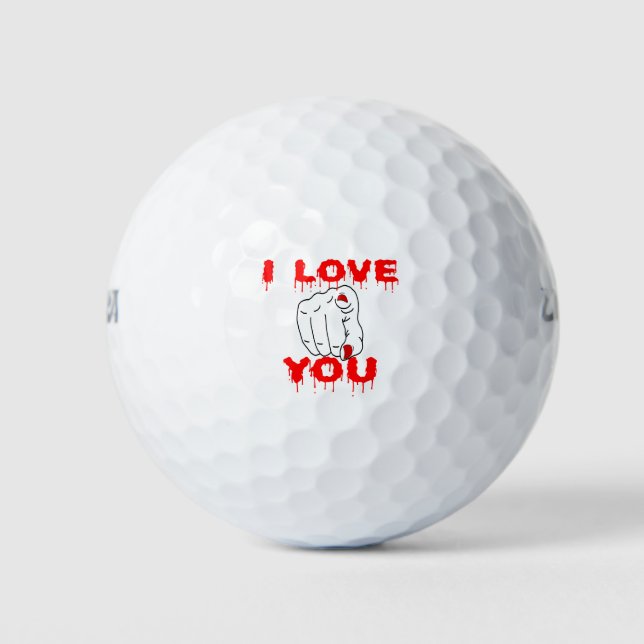 Pelotas De Golf Te Amo (Anverso)