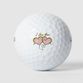 Pelotas De Golf Te Amo Diseño