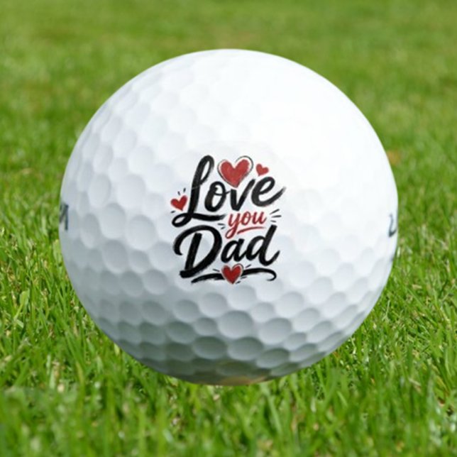 Pelotas De Golf te amo papá (Perfect for Birthdays, Father's Day, Golfing Gifts, Weekend Getaways,)