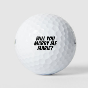 Pelotas De Golf ¿Te casarás conmigo?