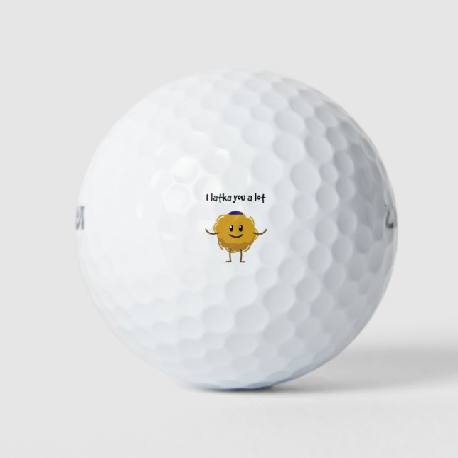 Pelotas De Golf Te Latka Mucho (Hanukkah) (Anverso)