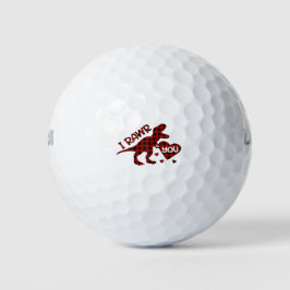Pelotas De Golf Te Llamo Dinosaurio Tartán