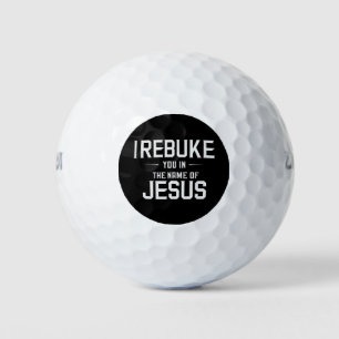 Pelotas De Golf Te reprendo en el nombre de Jesús
