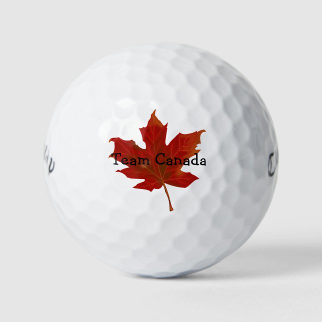 Pelotas De Golf Team Canada (Anverso)