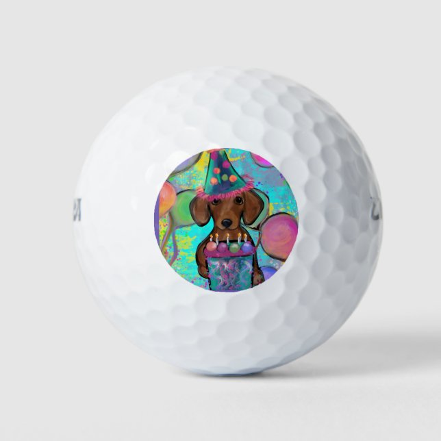 Pelotas De Golf Teckel        (Anverso)