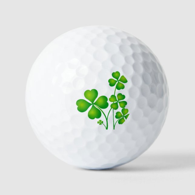 Pelotas De Golf Tecla verde Shamrock (Anverso)