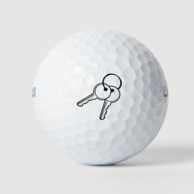 Pelotas De Golf Teclas (Anverso)