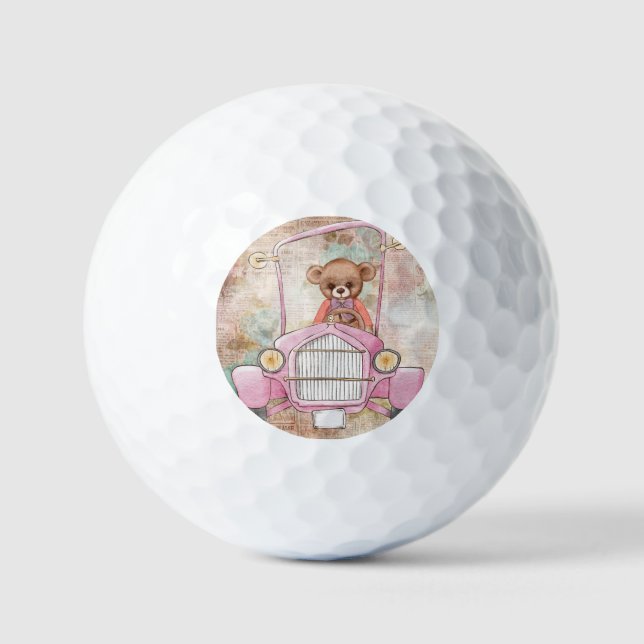 Pelotas De Golf Teddy Bear Golf Ball (Anverso)
