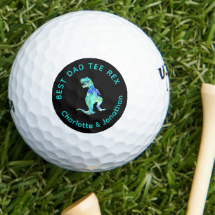 Pelotas De Golf Tee Rex Dinosaurio Divertido Chiste de Golf para P