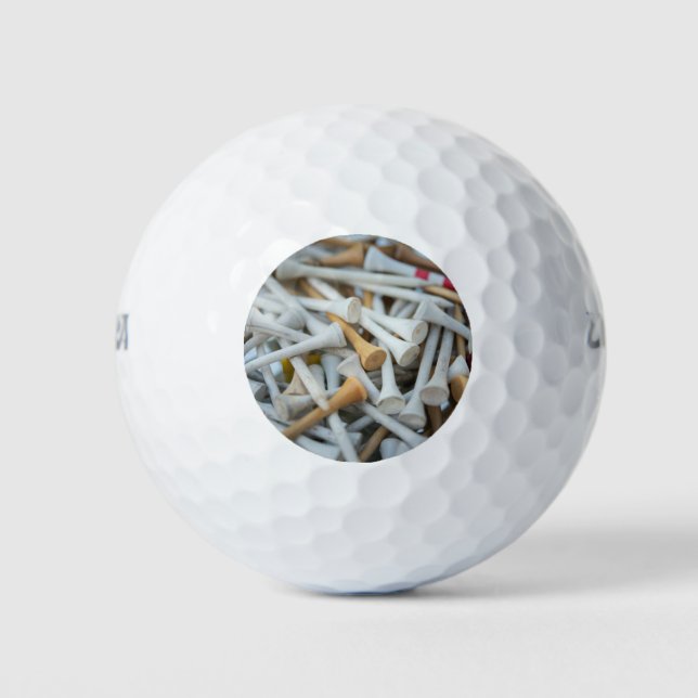 Pelotas De Golf Tees de golf (Anverso)