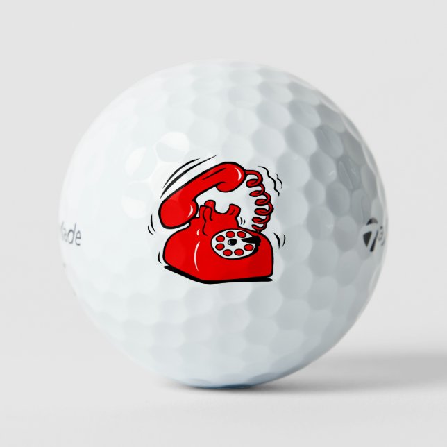 Pelotas De Golf Teléfono Antiguo Golf   (Anverso)