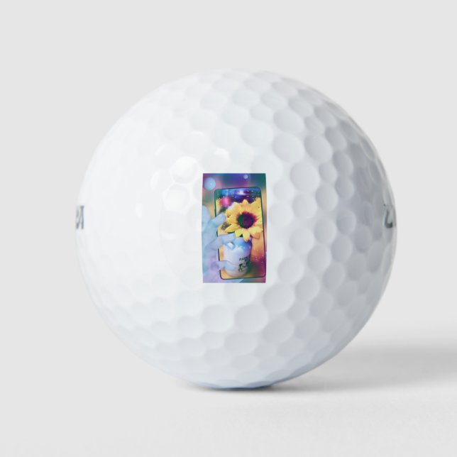 Pelotas De Golf Teléfono giratorio (Anverso)