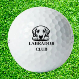 Pelotas De Golf Tema del Club Personalizado Labrador