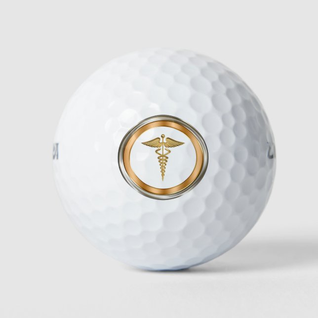 Pelotas De Golf Tema médico clásico (Anverso)