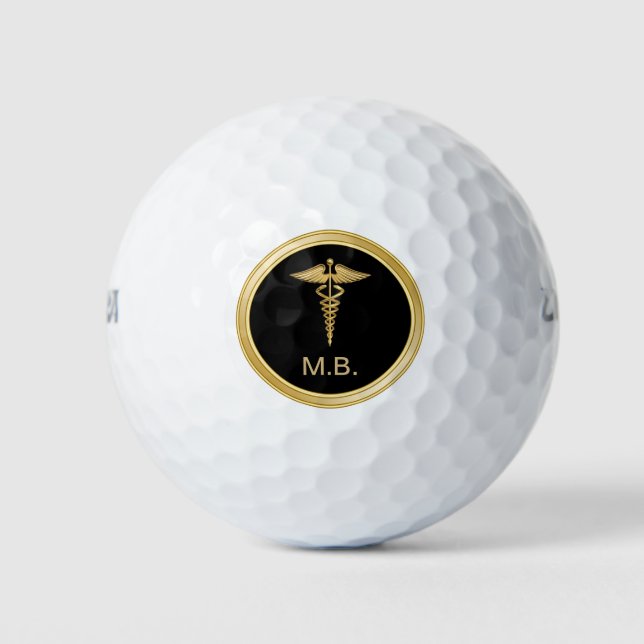 Pelotas De Golf Tema Médico de clase (Anverso)