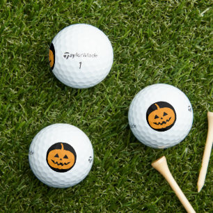 Pelotas De Golf temporada espeluznante de Halloween calabaza