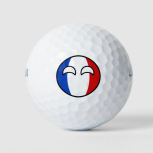 Pelotas De Golf Tendencia divertida Geeky France Countryball