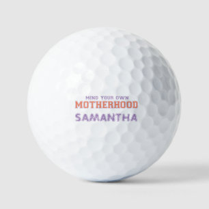 Pelotas De Golf Tenga En Cuenta Su Propia Madre
