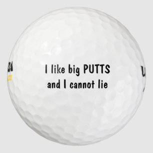 Pelotas De Golf Tengo gusto de putts grandes divertidos