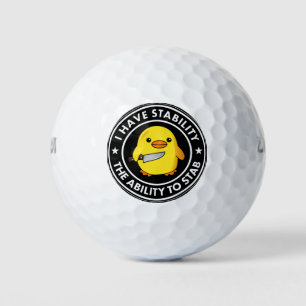 Pelotas De Golf Tengo La Estabilidad De Apuñalar Graciosamente