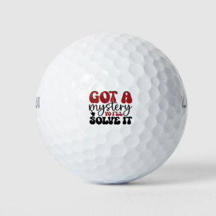 Pelotas De Golf Tengo un misterio que voy a resolver