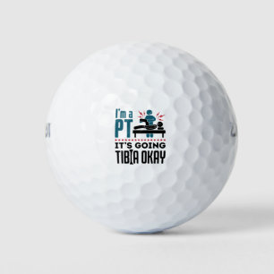 Pelotas De Golf Terapia física, soy un PT, se va a la tibia