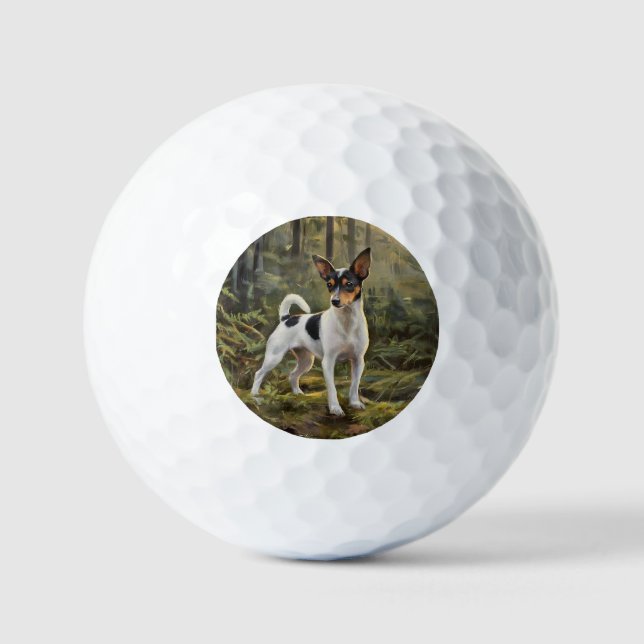 Pelotas De Golf Terrier de zorro de juguete (Anverso)